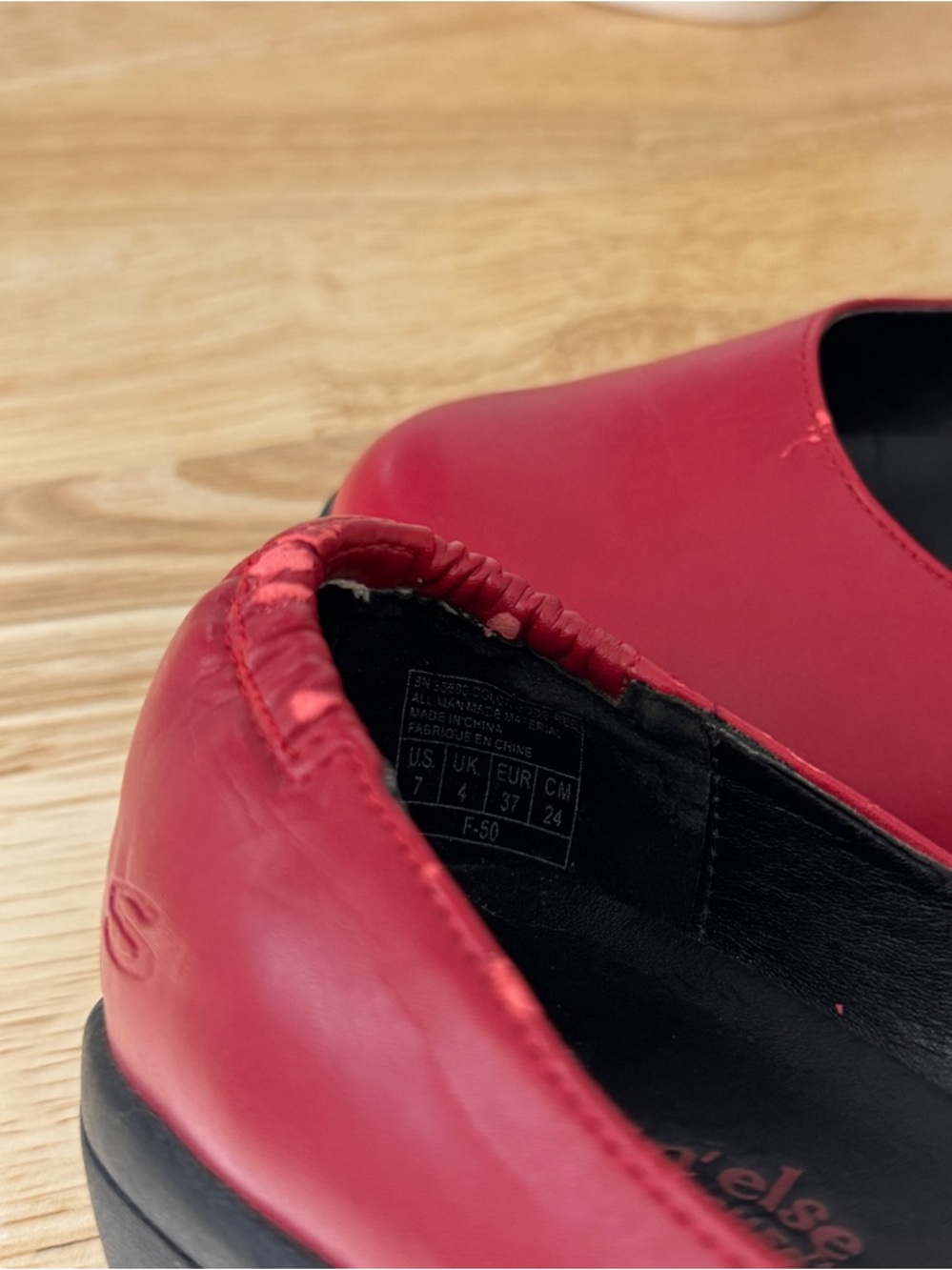 2000s Skechers Red Faux Leather Mary Jane Chunky Clogs Size 7 Whimsy Grunge - Picture 6 of 15
